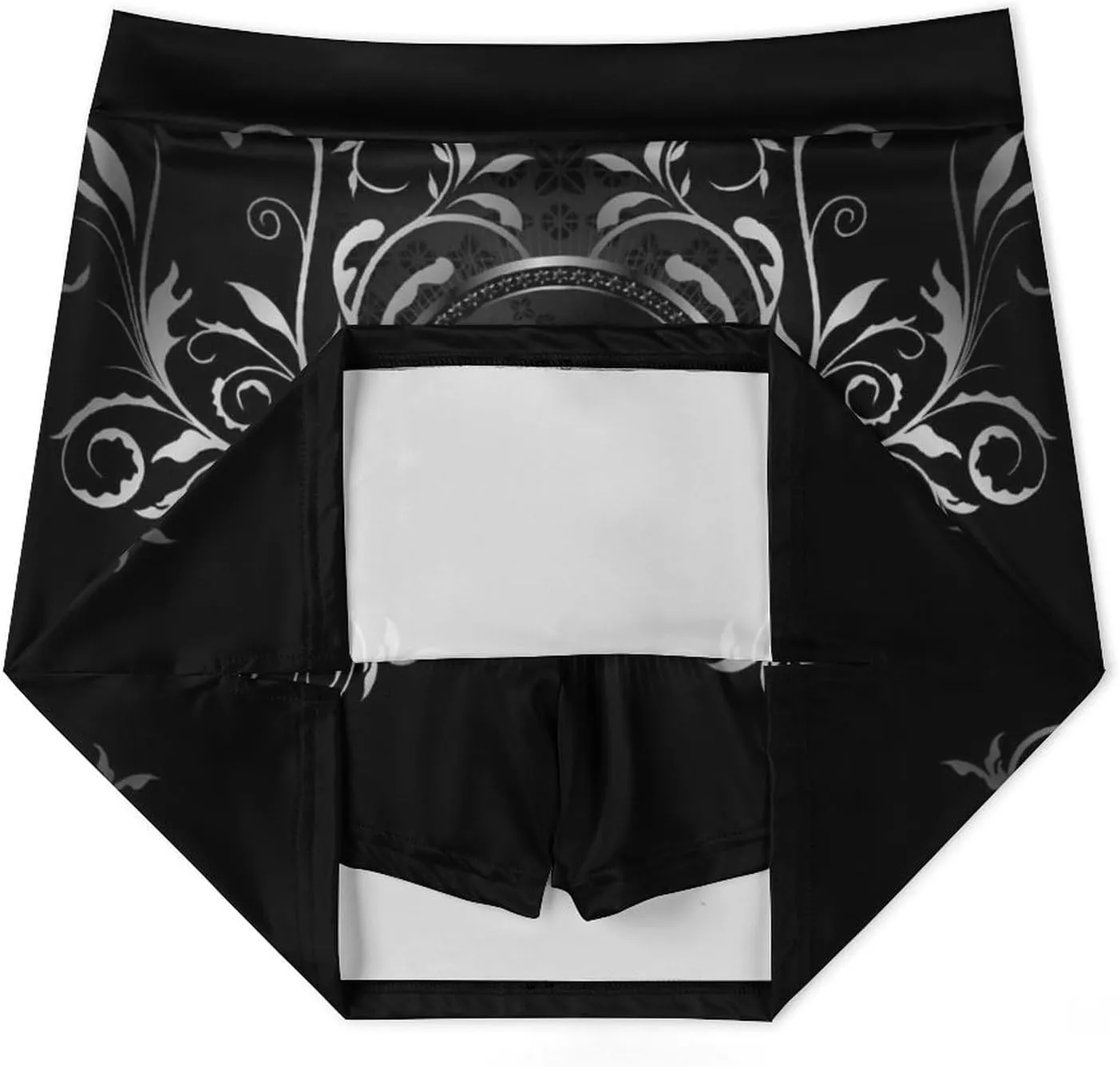 Nugier Women Yoga Skirt, High Waist A-line Dress Trouser, Running Shorts(S-4XL)