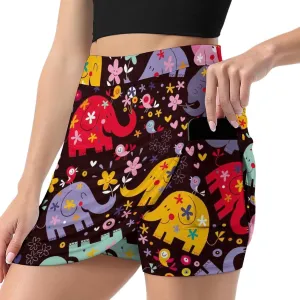 Nugier Women Yoga Skirt, High Waist A-line Dress Trouser, Running Shorts(S-4XL)