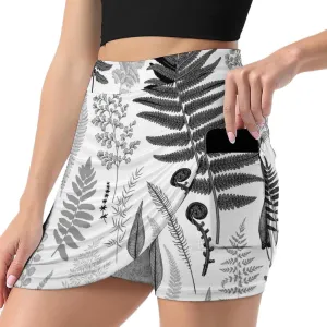 Nugier Women Yoga Skirt, High Waist A-line Dress Trouser, Running Shorts(S-4XL)