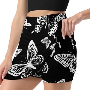 Nugier Women Yoga Skirt, High Waist A-line Dress Trouser, Running Shorts(S-4XL)