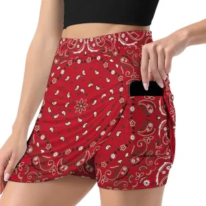 Nugier Women Yoga Skirt, High Waist A-line Dress Trouser, Running Shorts(S-4XL)