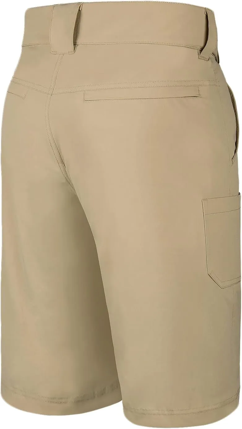 Palmyth Men's Fishing Short Quick Dry 10.5 Sun Protection UV UPF 50  Cargo Shorts Water Resistant for Saltwater Freshwater