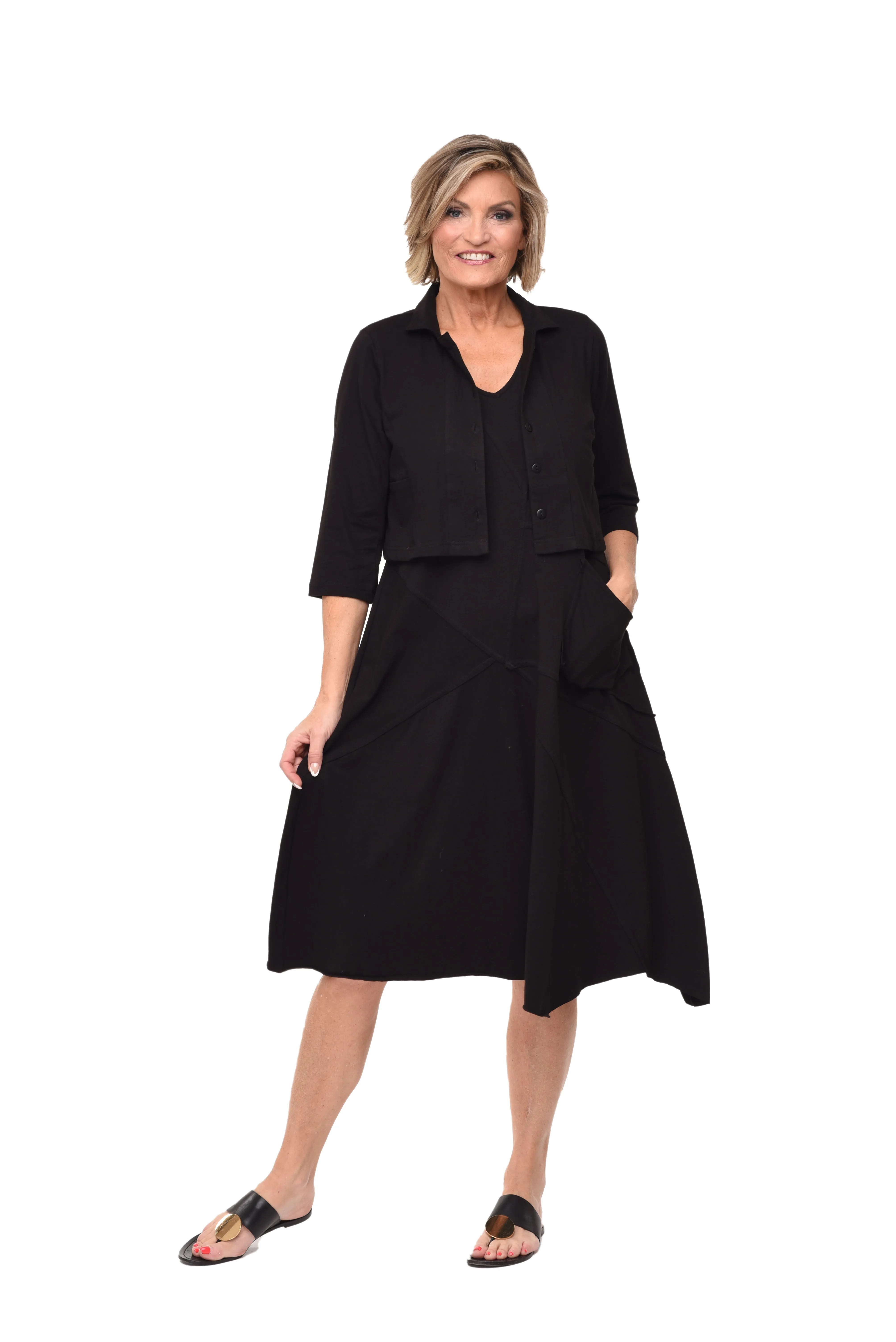 Parker Women's Jacket Top in Black