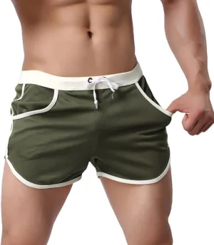 Rexcyril Men's Running Workout Bodybuilding Gym Shorts Athletic Sports Casual Short Pants