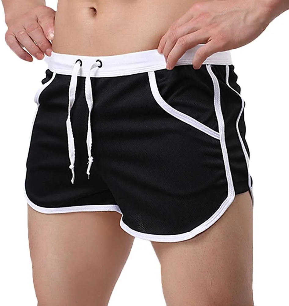 Rexcyril Men's Running Workout Bodybuilding Gym Shorts Athletic Sports Casual Short Pants