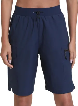 Rrosseyz Women's Hiking Cargo Shorts with Pockets Quick Dry Athletic Gym for Women Exercise Lounge