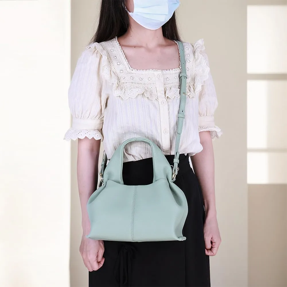Satchel Purses and Handbags for Women Faux Leather Clutch Purse Cloud Tote Shoulder Bags Fashion Hobo Crossbody Bag