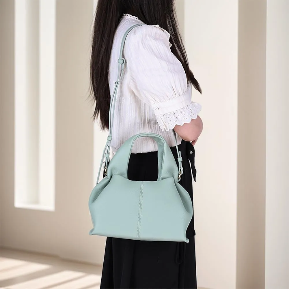 Satchel Purses and Handbags for Women Faux Leather Clutch Purse Cloud Tote Shoulder Bags Fashion Hobo Crossbody Bag