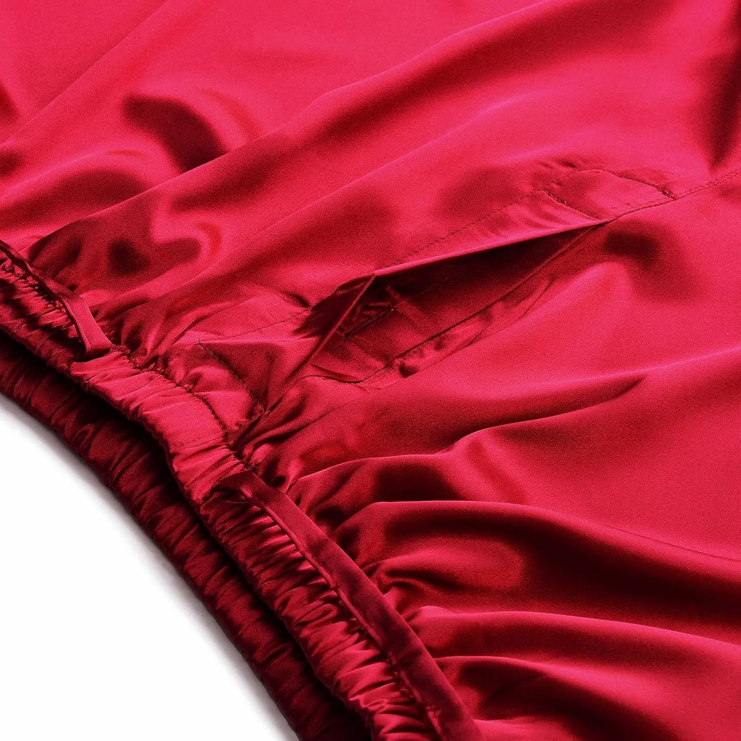 SIHA Men's Satin Pajama Boxer Shorts with Elastic Waistband, Pants S-4XL