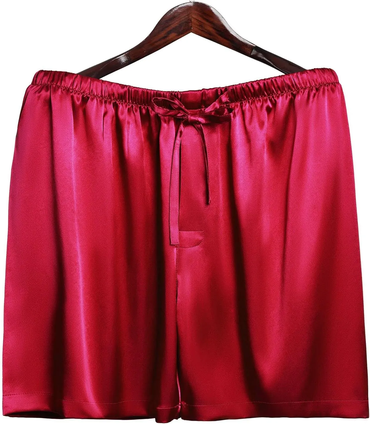 SIHA Men's Satin Pajama Boxer Shorts with Elastic Waistband, Pants S-4XL