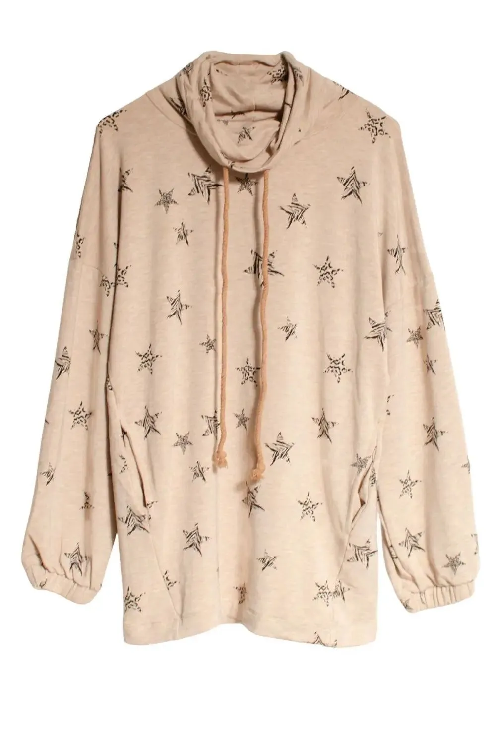 Star Print Sweatshirt