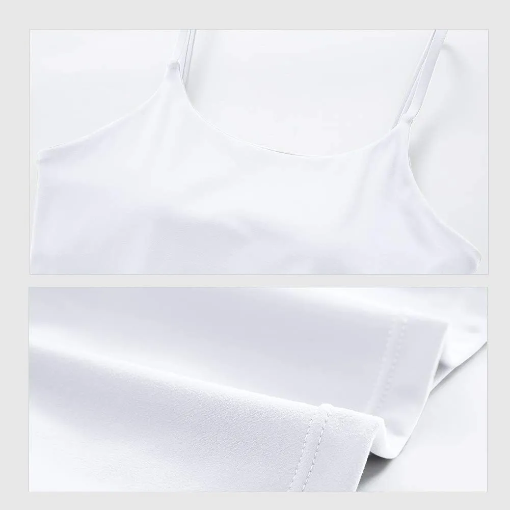 Stelle Longline Sports Bra for Women Wirefree Padded Yoga Bras Tank Tops Fitness Workout Running Top