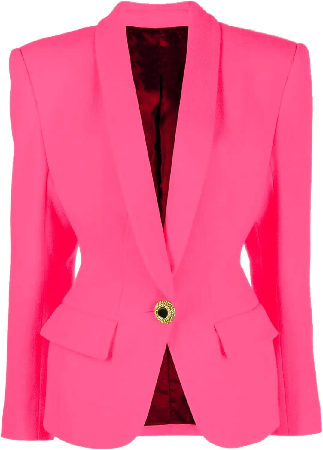 Sxfashbrd Womens Casual Blazers Suit Slim Fit Front Open Jacket Long Sleeves Work Office Formal Blazer Party Jackets