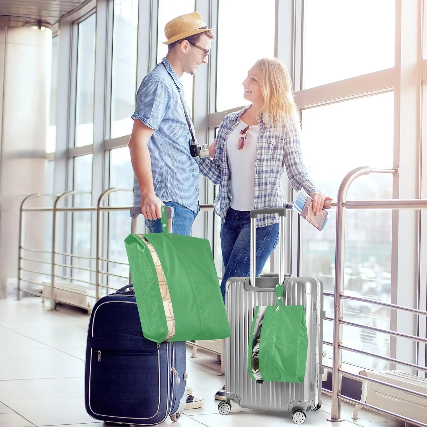 Travel Packing Organizers Clover Green 3 Set Packing Cubes for Suitcases Luggage Packing Organizers