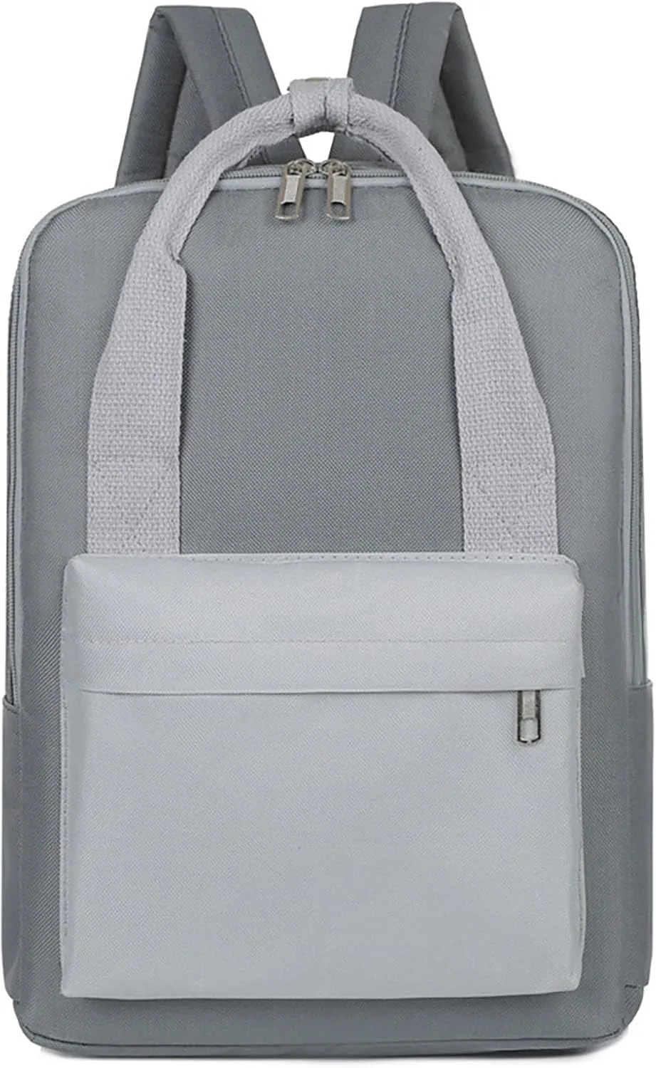 Waterproof 14 Inch Laptop Backpack Oxford College Business Travel Daypack for Men Women (Grey)