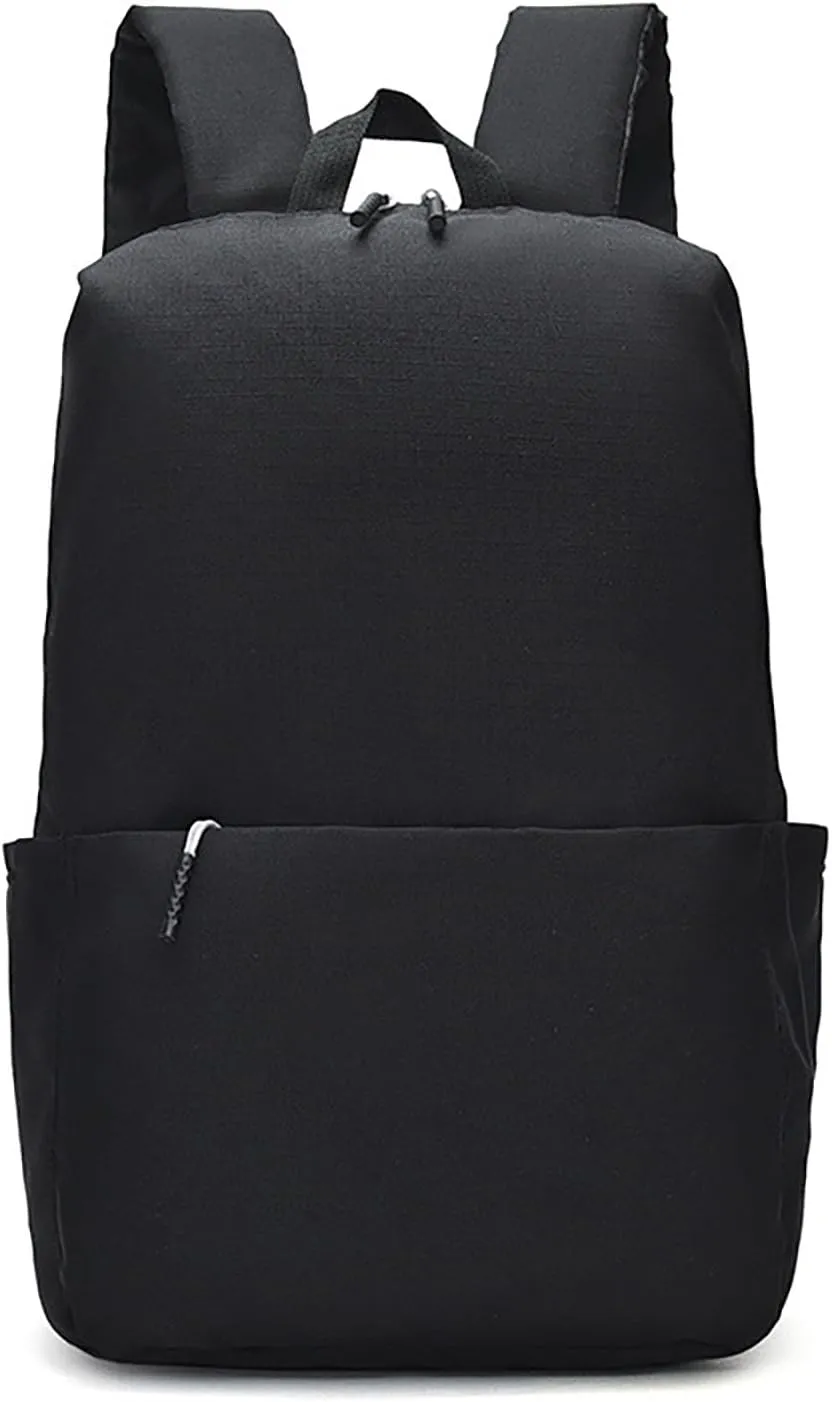 Waterproof Lightweight 14 Inch Laptop Backpack for Travel Outdoor Sport College Men Women (Black)
