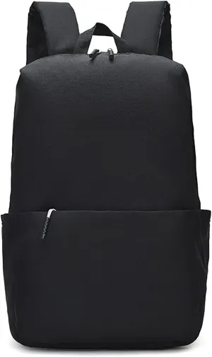 Waterproof Lightweight 14 Inch Laptop Backpack for Travel Outdoor Sport College Men Women (Black)