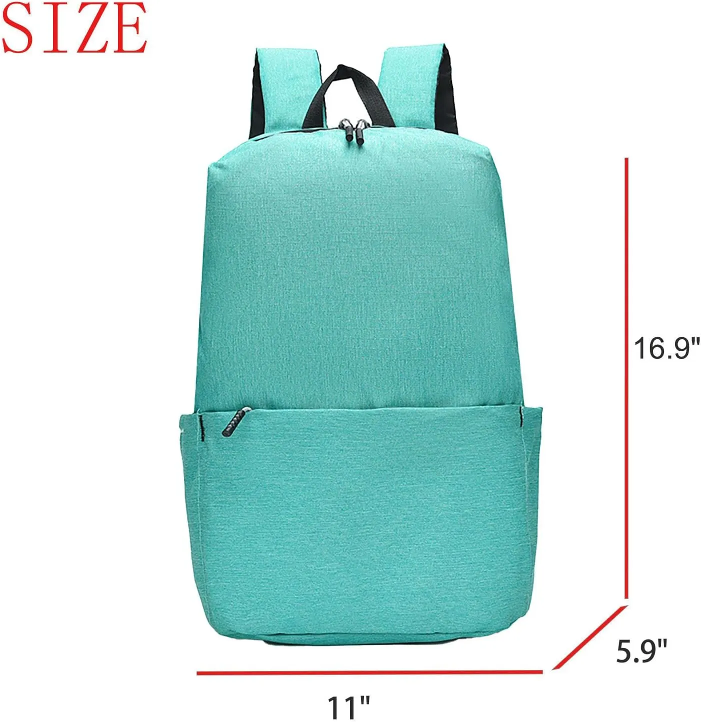 Waterproof Lightweight 14 Inch Laptop Backpack for Travel Outdoor Sport College Men Women (Green)