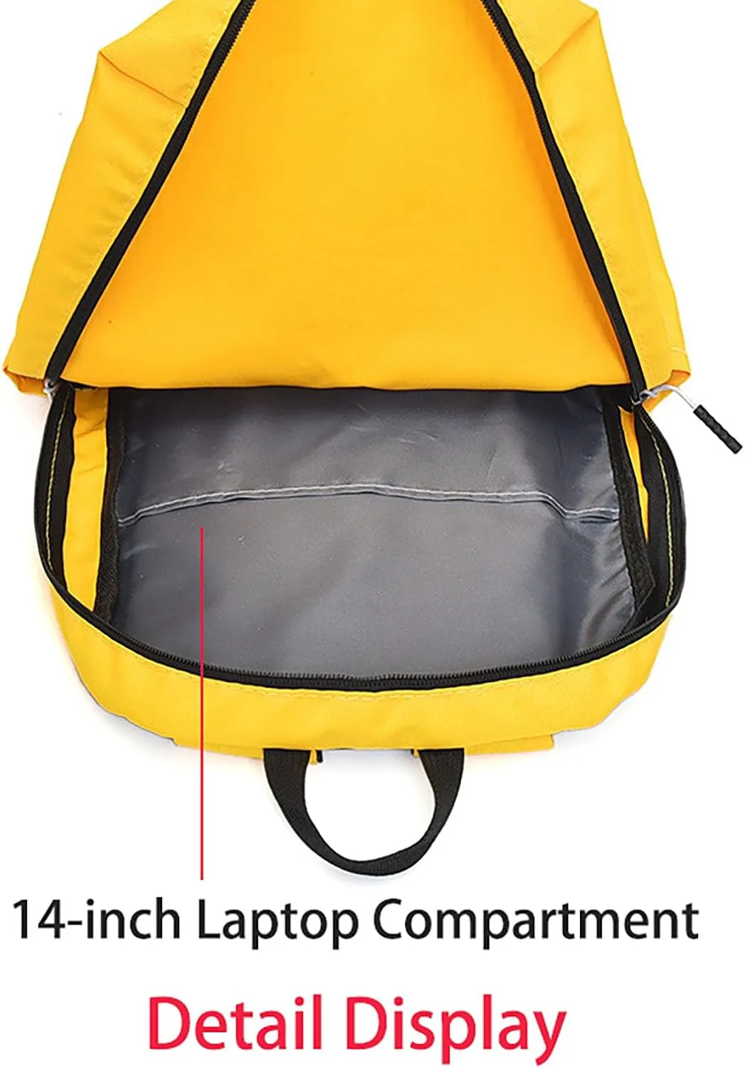Waterproof Lightweight 14 Inch Laptop Backpack for Travel Outdoor Sport College Men Women (Orange)