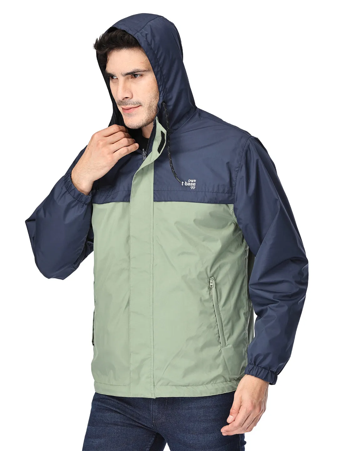 Waterproof Seam Sealed Reversible Ghia Green Rainwear Jacket
