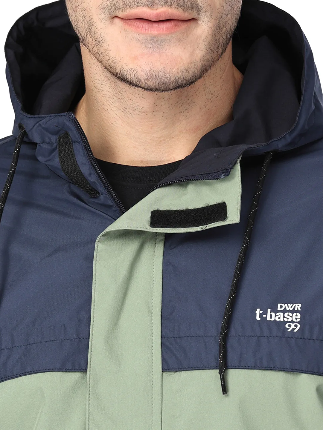 Waterproof Seam Sealed Reversible Ghia Green Rainwear Jacket