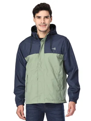 Waterproof Seam Sealed Reversible Ghia Green Rainwear Jacket