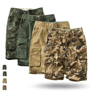 West Louis Mens Military Camouflage Cargo Shorts