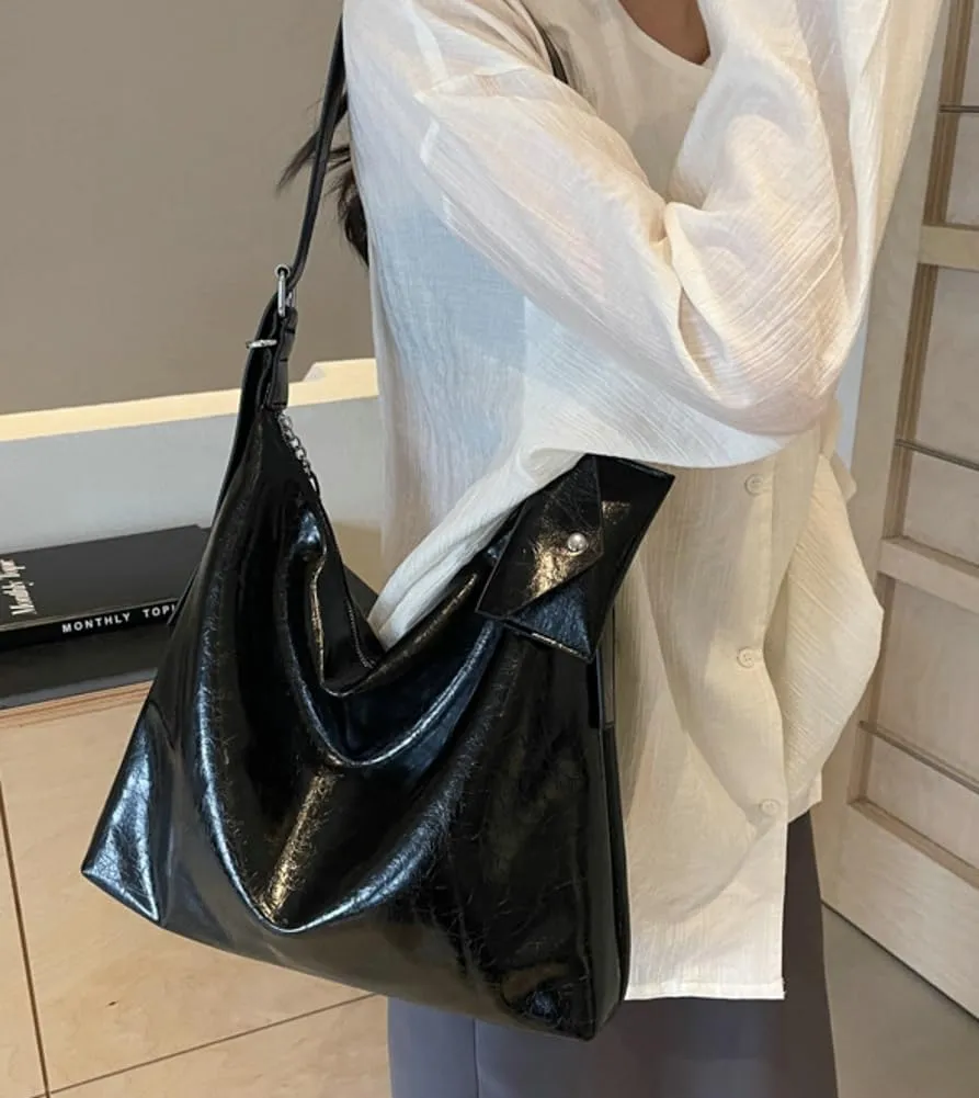Women Tote Bags Soft PU Leather Tote Shoulder Bag Ladies Satchel Handbags for Work Travel