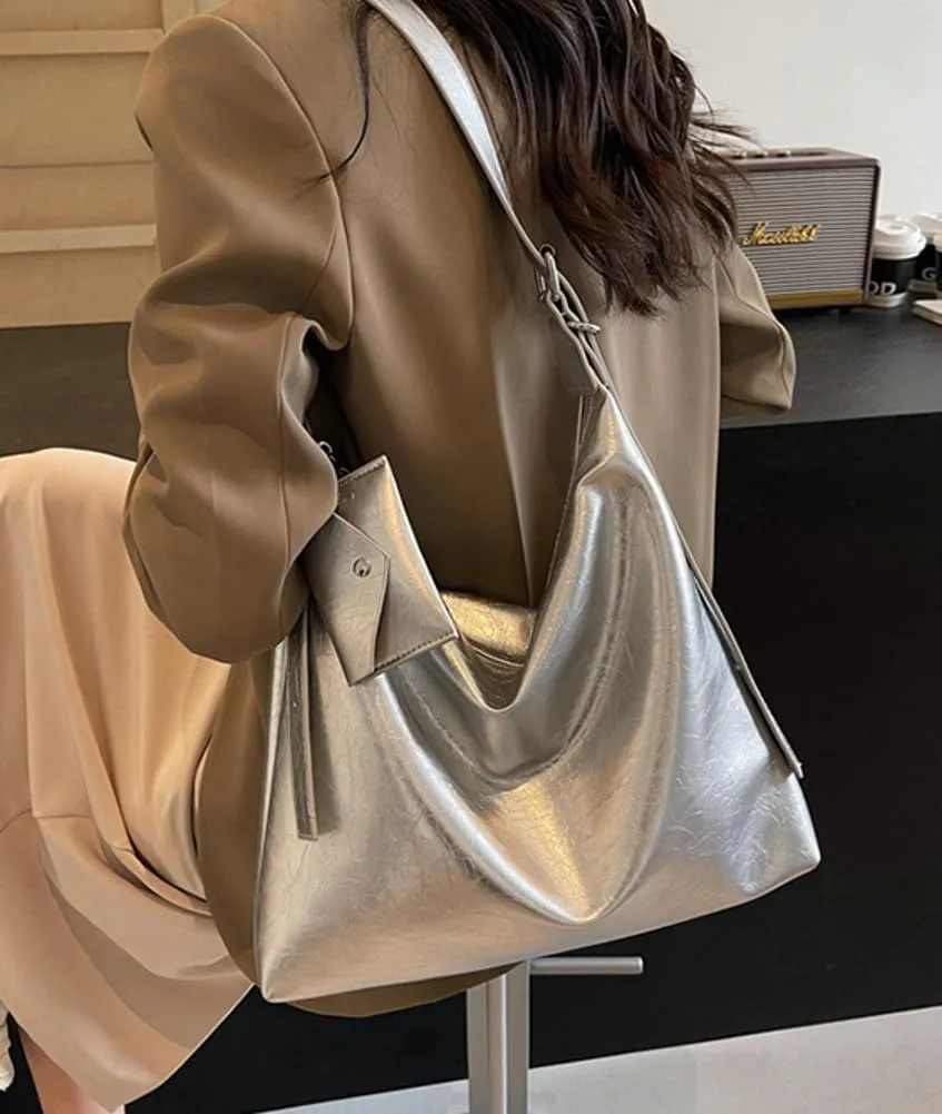 Women Tote Bags Soft PU Leather Tote Shoulder Bag Ladies Satchel Handbags for Work Travel