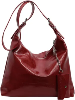 Women Tote Bags Soft PU Leather Tote Shoulder Bag Ladies Satchel Handbags for Work Travel