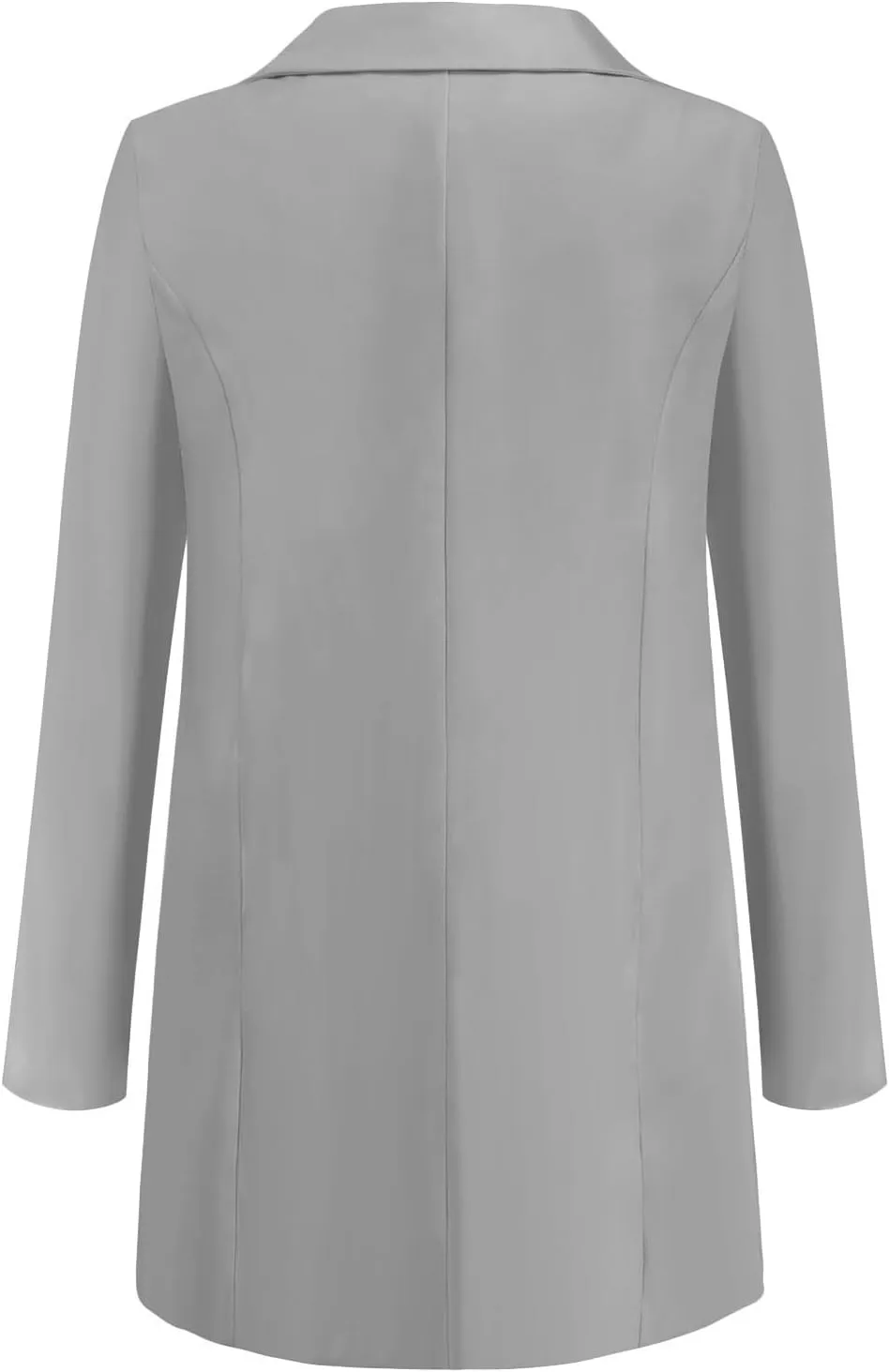 Womens Casual Dressy Blazers Jacket,Fashion Fall Bussiness Suit Clothe,Long Sleeve Solid Color Suit Without Pockets