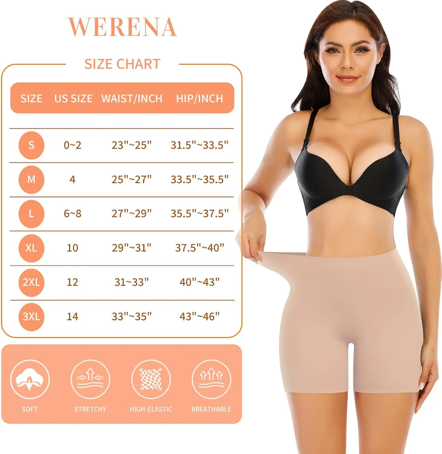 Womens Seamless Shaping Boyshorts Panties Tummy Control Underwear Slimming Shapewear Slip Shorts