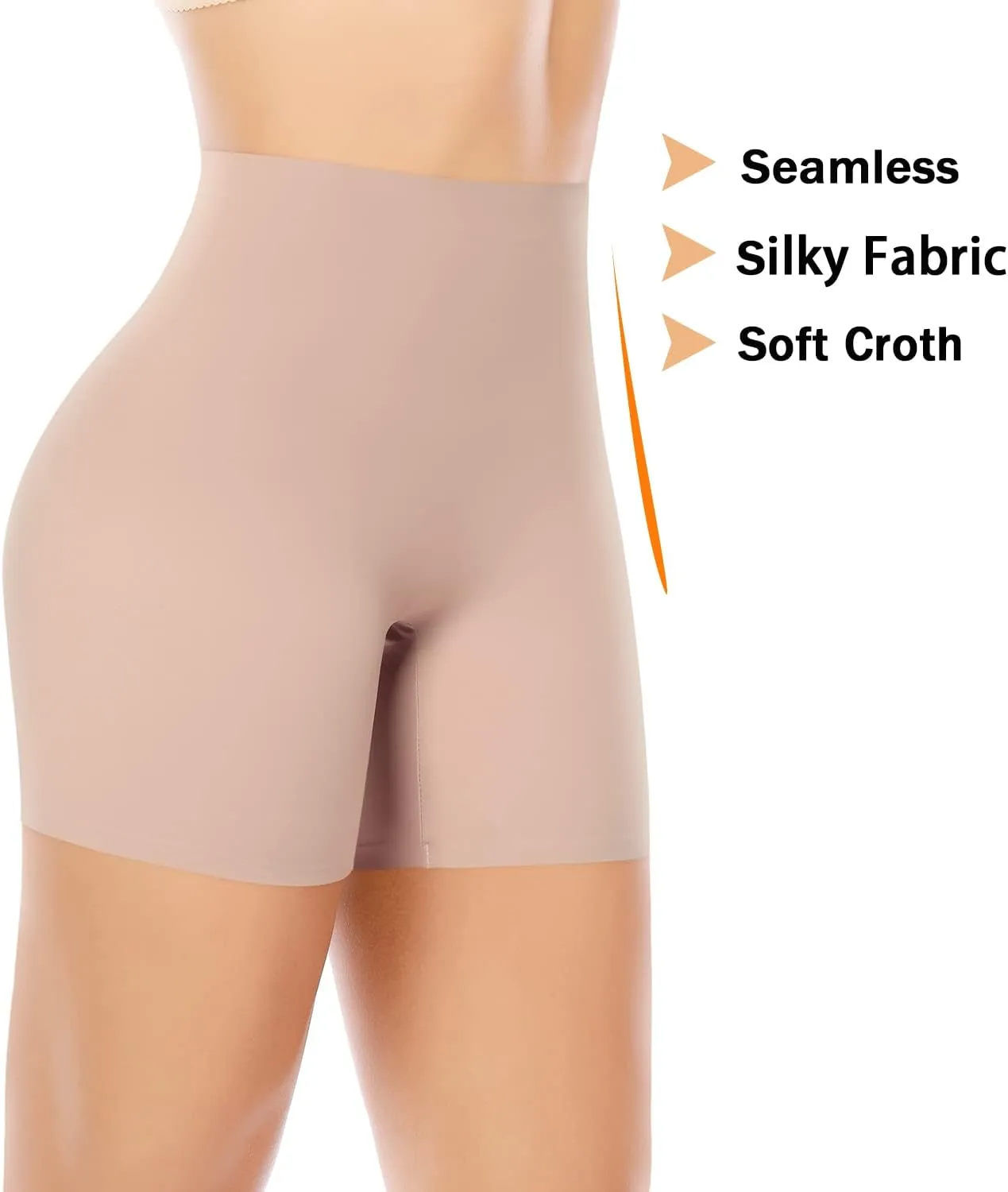 Womens Seamless Shaping Boyshorts Panties Tummy Control Underwear Slimming Shapewear Slip Shorts