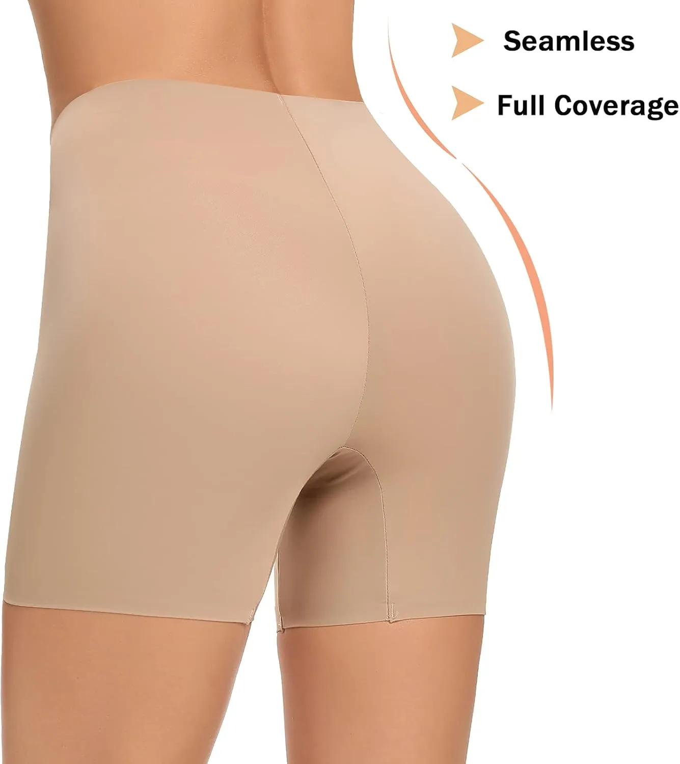 Womens Seamless Shaping Boyshorts Panties Tummy Control Underwear Slimming Shapewear Slip Shorts