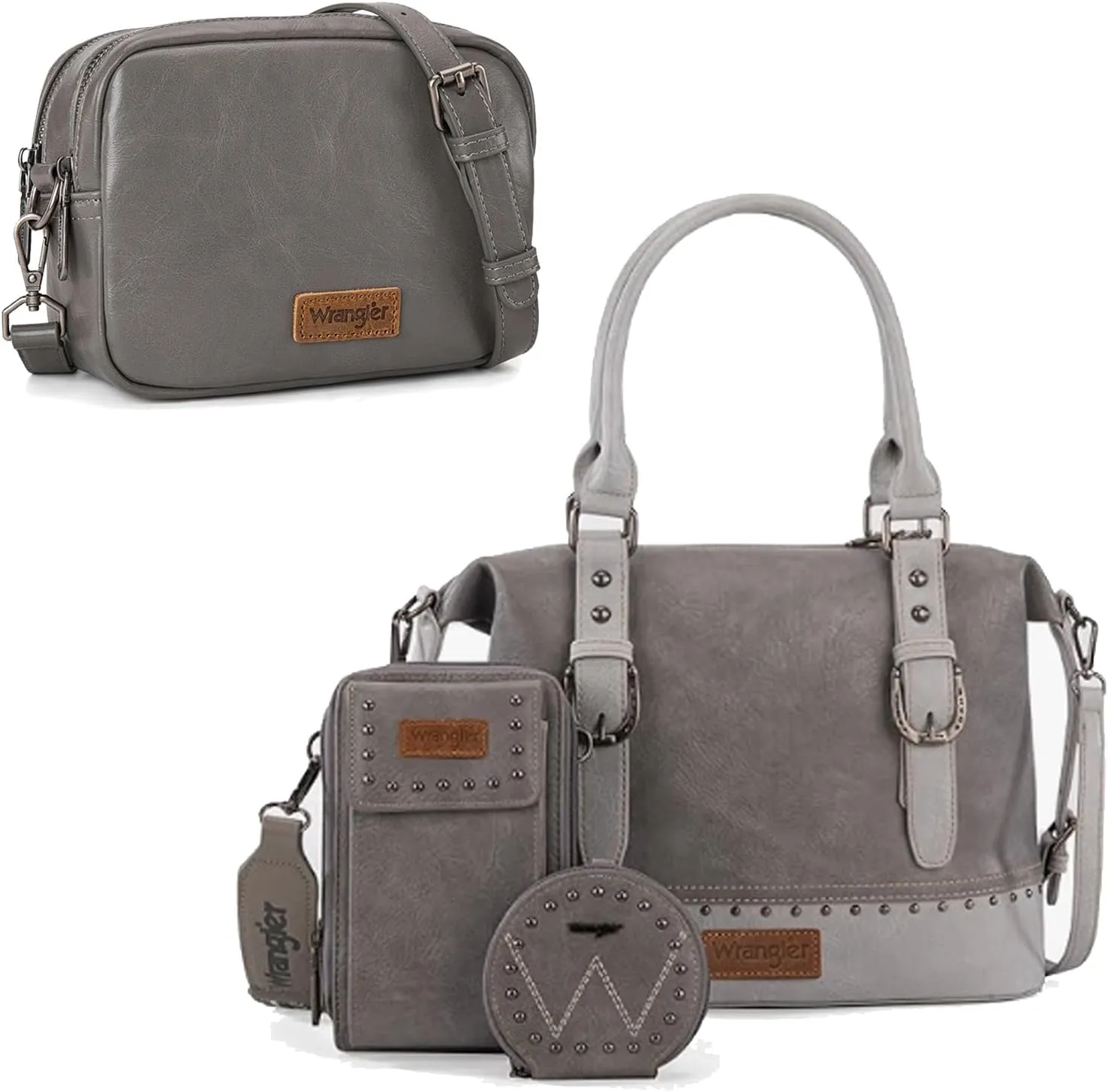 Wrangler 3pcs tote bag and crossbody bag set