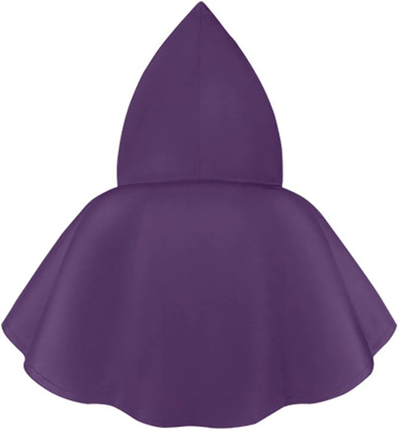 XIAXOGOOL Halloween Grim Cowl Cloak Cosplay Costumes Hooded Poncho for Men Women Mini Cape with Hood Medieval Short Cloaks