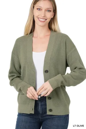 Zenana Viscose Womens Cardigan Sweater 7Colors S-XL