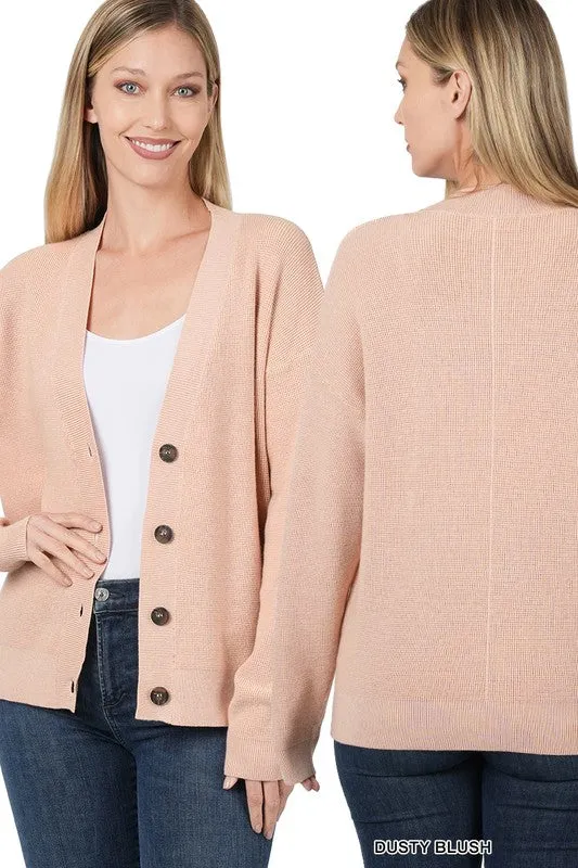 Zenana Viscose Womens Cardigan Sweater 7Colors S-XL